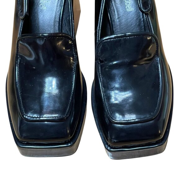 Jeffrey Campbell Glossy Black Platform Heels - Picture 11 of 14